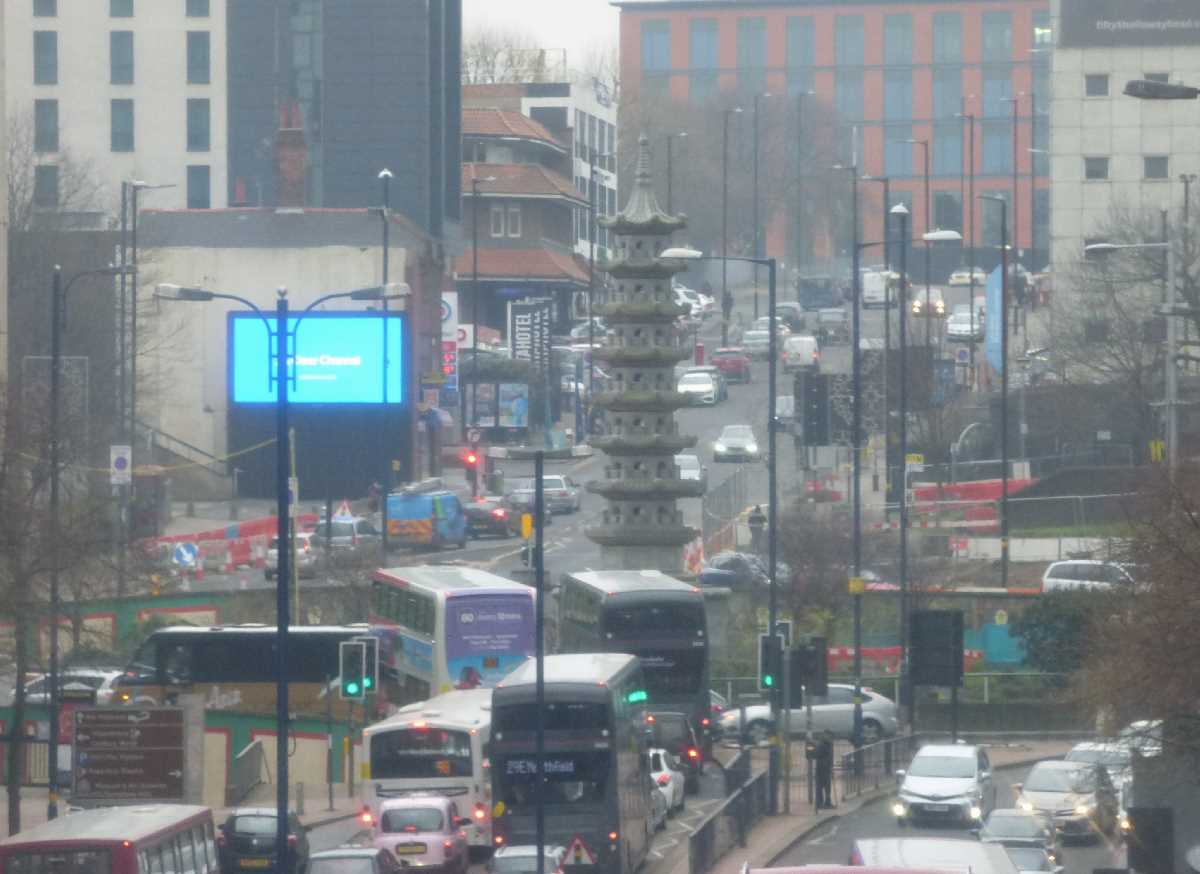 Holloway Circus roadworks